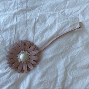 kate spade new york | Light pink leather daisy bag charm